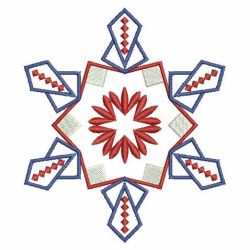 Patriotic Snowflake Quilt 05(Md) machine embroidery designs