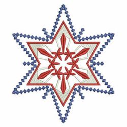 Patriotic Snowflake Quilt 08(Md) machine embroidery designs