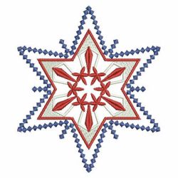 Patriotic Snowflake Quilt 08(Md) machine embroidery designs