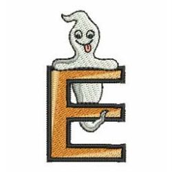 Halloween Ghost Alphabet 05 machine embroidery designs