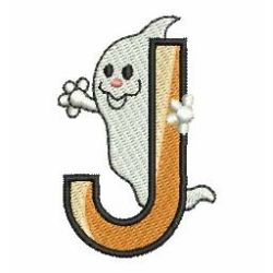 Halloween Ghost Alphabet 10 machine embroidery designs