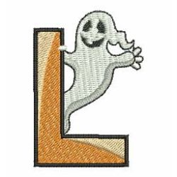 Halloween Ghost Alphabet 12 machine embroidery designs