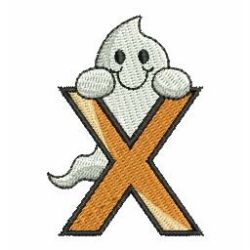 Halloween Ghost Alphabet 24 machine embroidery designs