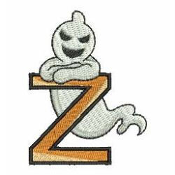 Halloween Ghost Alphabet 26 machine embroidery designs