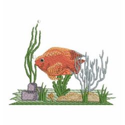 Colorful Tropical Fish 2 machine embroidery designs