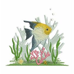 Colorful Tropical Fish 2 04 machine embroidery designs