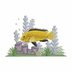 Colorful Tropical Fish 2 07 machine embroidery designs