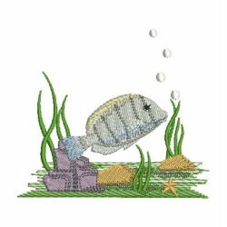 Colorful Tropical Fish 2 08 machine embroidery designs