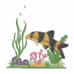 Colorful Tropical Fish 2 10 machine embroidery designs