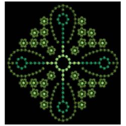 Elegant Candlewicking Quilt 5 04(Lg) machine embroidery designs