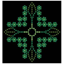 Elegant Candlewicking Quilt 5 08(Lg) machine embroidery designs