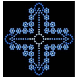 Elegant Candlewicking Quilt 5 09(Md) machine embroidery designs