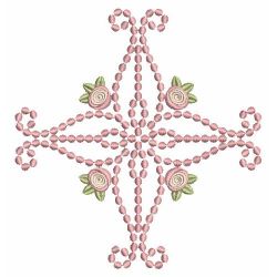 Candlewicking Rose Quilt 04(Sm)