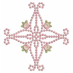 Candlewicking Rose Quilt 04(Lg)