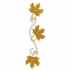 Candlewicking Autumn Leaves 07(Sm) machine embroidery designs