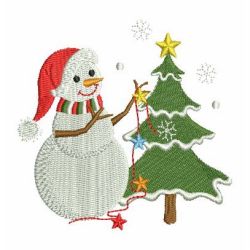 Cute Snowman 02 machine embroidery designs