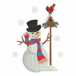 Cute Snowman 04 machine embroidery designs