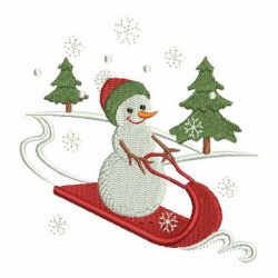 Cute Snowman 07 machine embroidery designs