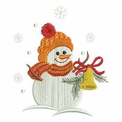 Cute Snowman 08 machine embroidery designs