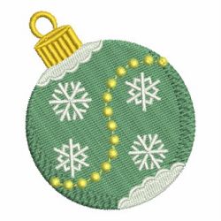 Elegant Christmas Ornament 02 machine embroidery designs