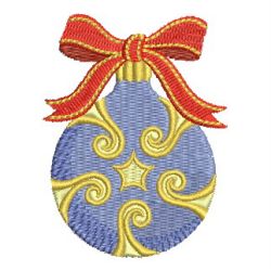 Elegant Christmas Ornament 03 machine embroidery designs