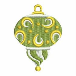 Elegant Christmas Ornament 08 machine embroidery designs