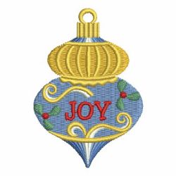 Elegant Christmas Ornament 09 machine embroidery designs
