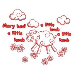 Redwork Mary 01(Md) machine embroidery designs