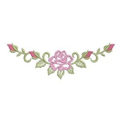 Heirloom Delightful Rose 02(Md) machine embroidery designs