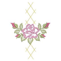 Heirloom Delightful Rose 04(Md) machine embroidery designs