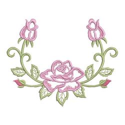 Heirloom Delightful Rose 07(Sm) machine embroidery designs