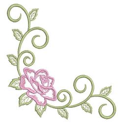 Heirloom Delightful Rose 08(Lg) machine embroidery designs