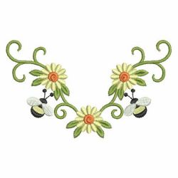 Heirloom Spring Bees 04(Lg) machine embroidery designs