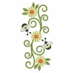 Heirloom Spring Bees 05(Sm) machine embroidery designs