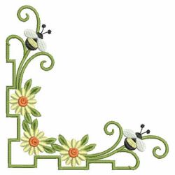 Heirloom Spring Bees 06(Lg) machine embroidery designs