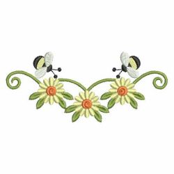 Heirloom Spring Bees 07(Md) machine embroidery designs
