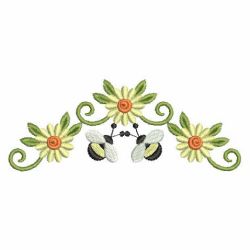 Heirloom Spring Bees 09(Md) machine embroidery designs