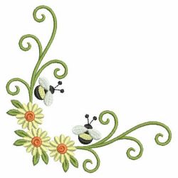 Heirloom Spring Bees 10(Lg) machine embroidery designs