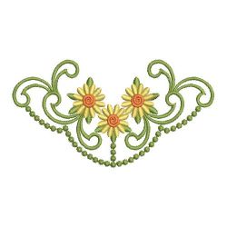 Delightful Candlewicking Quilt 10(Md) machine embroidery designs
