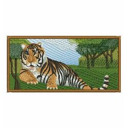 Tiger 02 machine embroidery designs