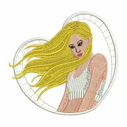 Blonde Beauty 01 machine embroidery designs