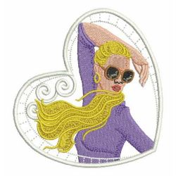 Blonde Beauty 05 machine embroidery designs