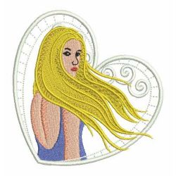 Blonde Beauty 09 machine embroidery designs