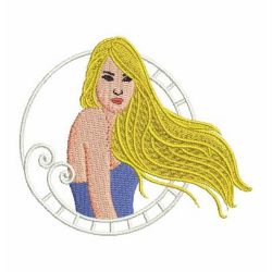 Blonde Beauty 10 machine embroidery designs