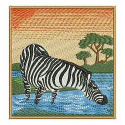 Africa Zebra 03 machine embroidery designs
