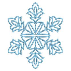 Blue Snowflake 02(Md) machine embroidery designs