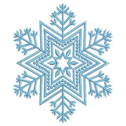 Blue Snowflake 03(Md) machine embroidery designs