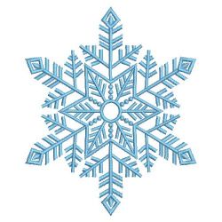 Blue Snowflake 05(Md) machine embroidery designs