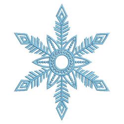 Blue Snowflake 06(Md) machine embroidery designs