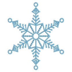 Blue Snowflake 07(Sm)